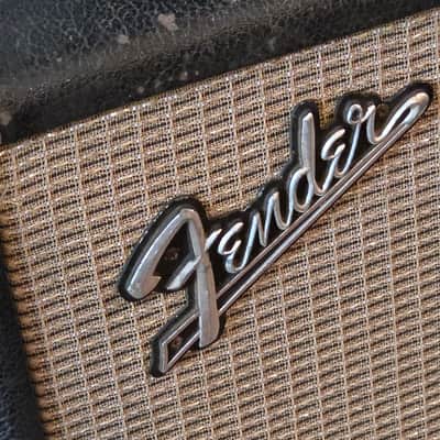 Fender Bassman 45-Watt 2x12" Guitar Speaker Cabinet 1963 - 1967 - Black Panel image 3