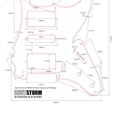 Custom Laser Engraved Blue Sparkle and White Fender Strat Guitar Body with White & Silver Mirror Pickguard & Tremolo Cover HSH, HSS, SSS Setup Available image 8