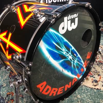 Rick Allen's 1992 Def Leppard Adrenalize Tour DW and Hart Drum Set (#4). Autographed! image 5