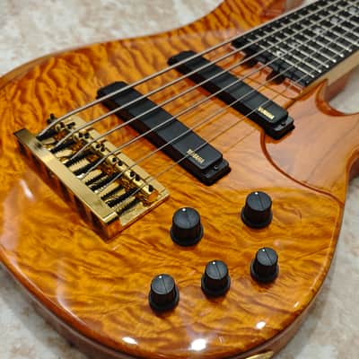Yamaha TRB-JP2 John Patitucci Signature 6-String Bass 2010s - Transparent Amber image 6