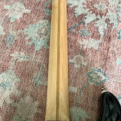 Fender Stratocaster 1995 Squier Series Maple Neck Made in Mexico MIM Black Gig Bag image 12
