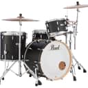 Pearl Masters Maple Complete 3-pc. Shell Pack - Matte Black Mist - Open Box