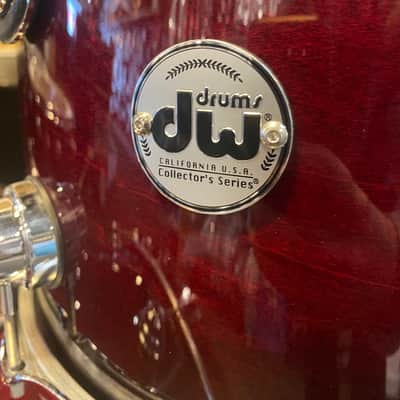 DW Collectors Series Shell Pack - 13", 16", 24" - Black Cherry Burst image 4