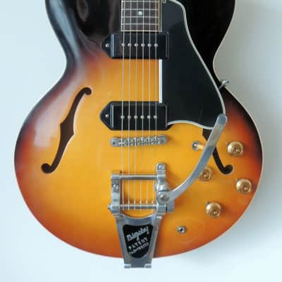 Gibson ES330 Custom Shop, with P90's, Bigsby Tremolo and Sunburst Finish c/w Gibson OHSC (made 2015) image 3