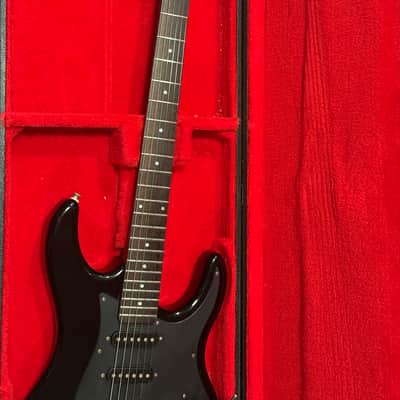 Washburn G-2V Solidbody Electric Guitar Vintage Japan 1980s - Black image 1