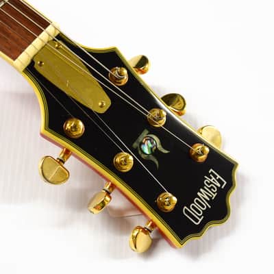 Eastwood Savannah DLX 2000s - Orange Burst Flame Maple image 7