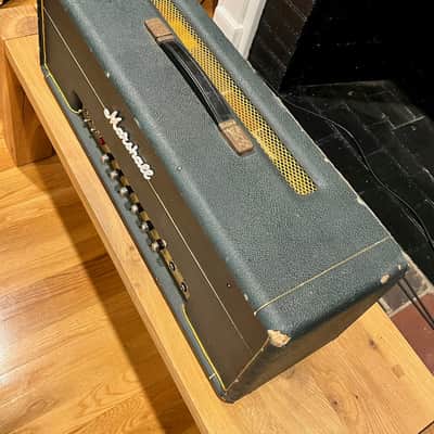 1969 Marshall Super Bass 100 Watt Head Metal Panel image 5