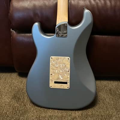 Fender American Elite Stratocaster with Ebony Fretboard 2019 - Satin Ice Blue Metallic image 8