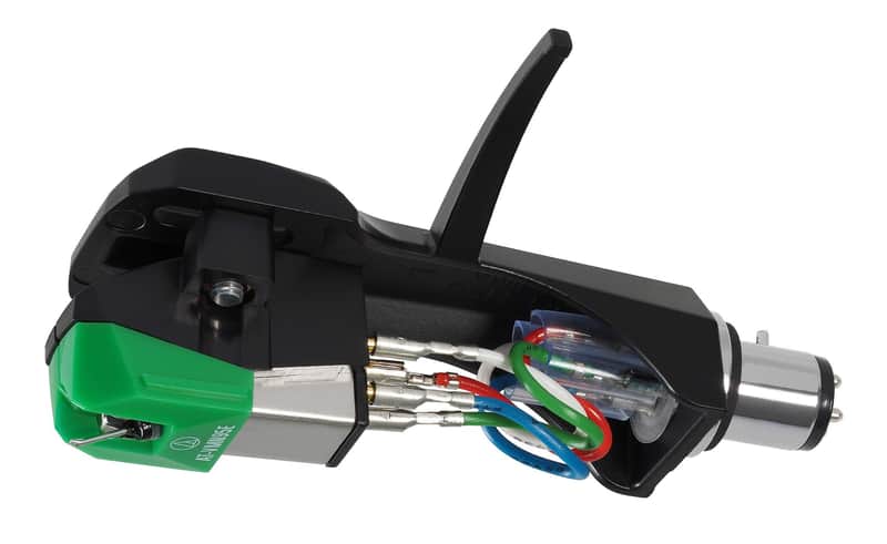 Audio-Technica AT-VM95E/H Turntable Headshell/Cartridge Combo Kit Green image 1