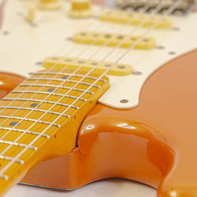1994 Fender 40th Anniversary ST-57 Stratocaster Champagne Metallic Body w/ 2004 Maple CIJ Neck image 9