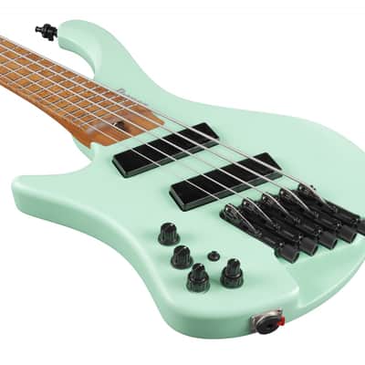 Ibanez EHB1005MSLSFM Bass Workshop EHB Electric Bass 5-String Multiscale Lefty - Sea Foam Green + Gig Bag PGPGB image 9