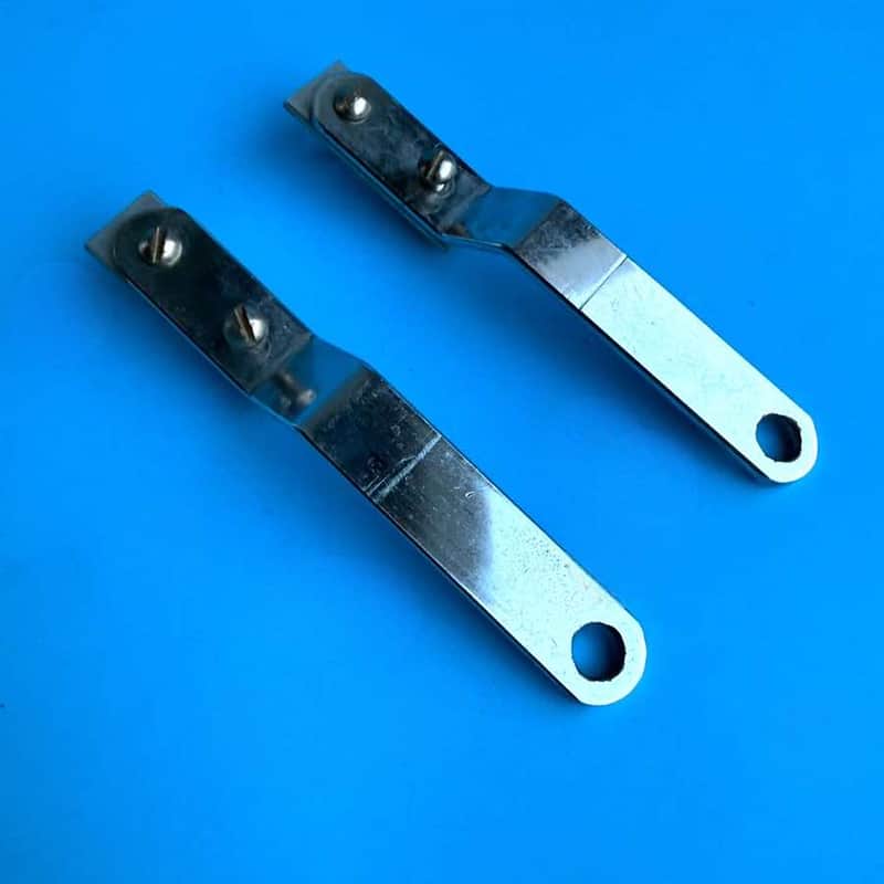 LUDWIG Marching Tri-Tom Vintage Drum Part: Carrier Chrome Side Handle Bar [Pair] image 1