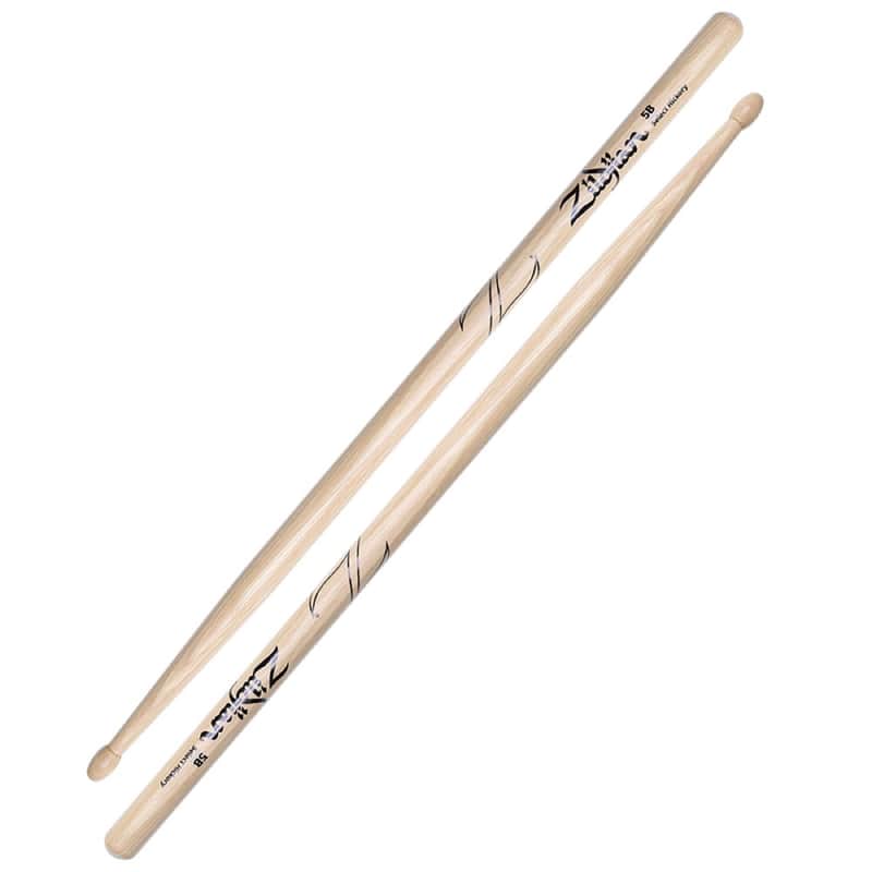 Zildjian Z5B Hickory Series 5B Wood Tip Drum Sticks image 1