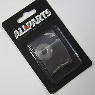 Allparts Electrosocket Telecaster Jack Plate Nickel AP-5270-001 image 2
