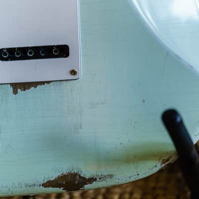 Partscaster Navacaster - Sonic Blue Nitro Relic 2021 Sonic Blue image 17