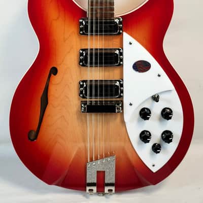 Rickenbacker 1993 Plus 12-String Semi-Hollow Guitar, Fire Glo, 3 Toaster Pickups, Stereo, HSC image 11