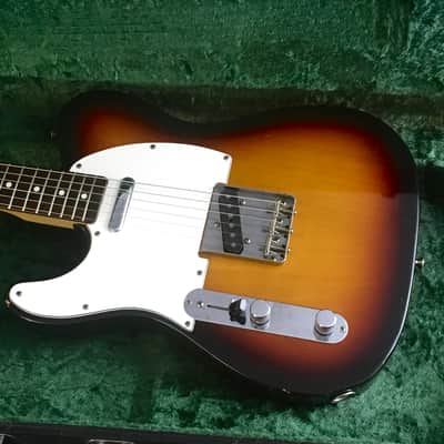 LEFTY! Vintage Fender Japan Custom Edition Tele Nitrocellulose Lacquer Sunburst Telecaster Collectors HSC 1 of 1! image 2