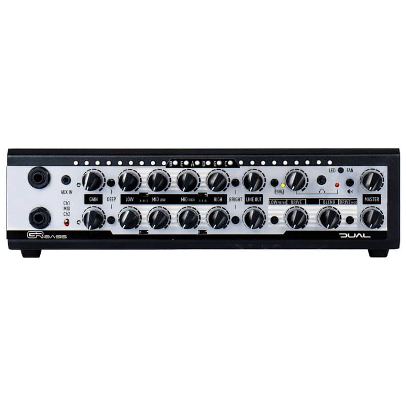 GR Bass Dual 800 Watts Bass Head (Black) image 1