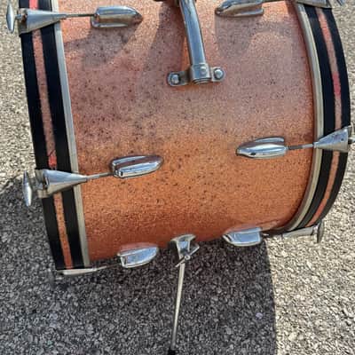 Vintage Slingerland 20” Bass Drum 1960’s - Pink Sparkle image 5