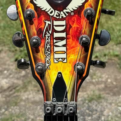 2008 Dean Dimebag Darrell Signature Razorback Explosion Left Handed W/OHSC Dime Pantera Lefty image 5
