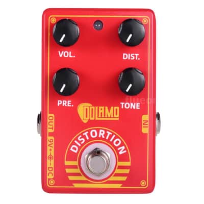Dolamo D-9 Distortion Guitar Effect Pedal True Bypass for Electric Guitar NEW image 1