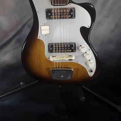 Zenon Vintage, Rare, Model ES70 Electric Guitar, Made in Japan 1965, Tobacco Burst image 1