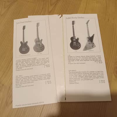 Vintage 1979 Gibson Full-Line Price List! Rare, Original Case Candy, Paperwork! image 3