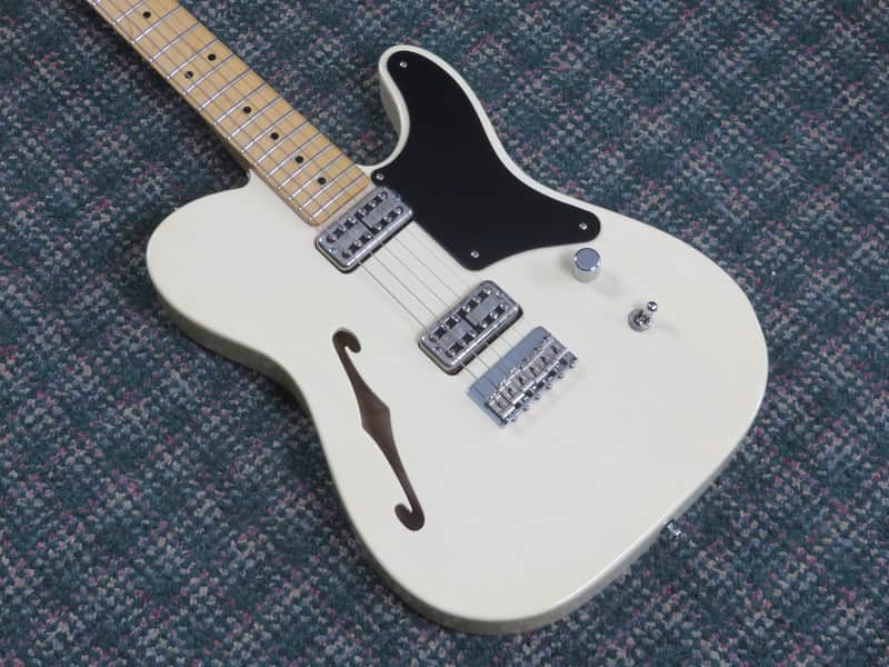 2013 Fender Cabronita Thinline Telecaster White Blonde! 6 lbs. 4 oz.! w/hardshell case image 1