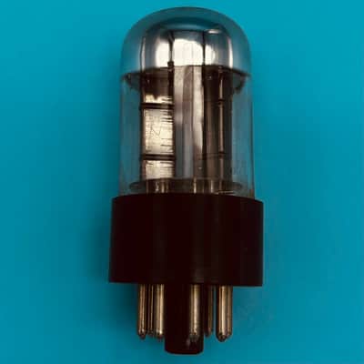 1950s Sylvania 6SN7GTB Vintage Chrome Top Black Plate Airline Preamp Tube! T303 image 2