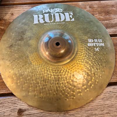 Paiste 14" RUDE Hi-Hat Cymbals (Pair) 1999 - Present - Raw image 9