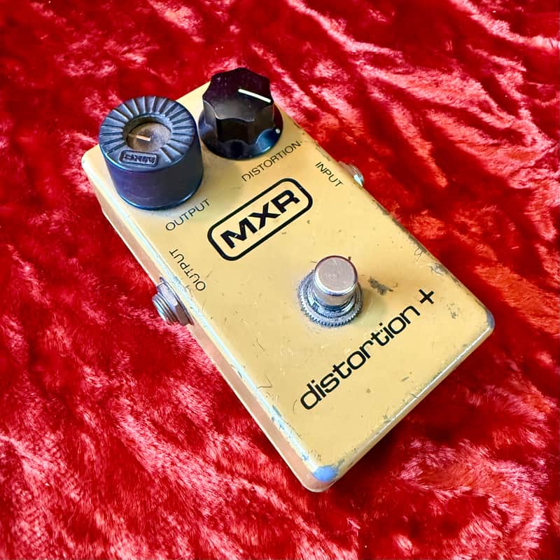 MXR  Distortion Plus + 1980 - Block logo original vintage USA overdrive image 1