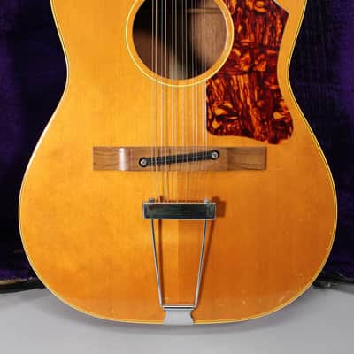 1966 Gibson B-25N-12N Small Body 12-String Acoustic Natural Finish w/HSC image 2