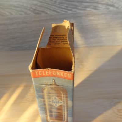 Rare 1958 NOS NIB TELEFUNKEN ef86 silver MEDICAL grade VERY STRONG tube preamp limiter tube mic U67 image 20
