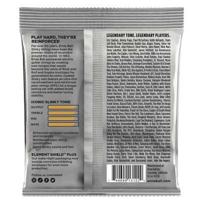 Ernie Ball Hybrid Slinky Coated Titanium RPS Electric Guitar Strings 9-46 Gauge image 2