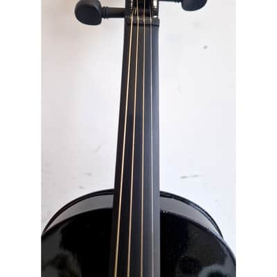 Black Student Violin with Case - String Instruments - Black - Excellent w/ Hard Case image 7