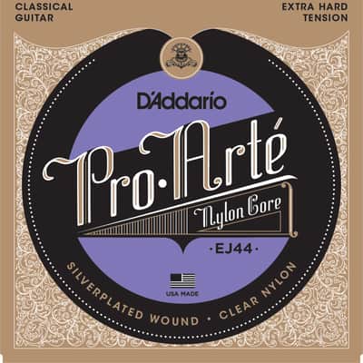 D'Addario EJ44 Pro-Arte Nylon Classical Guitar Strings, Extra Hard Tension
