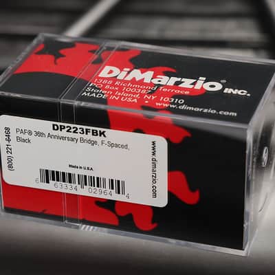 DiMarzio DP223FBK PAF 36th Anniversary F-Spaced Bridge Humbucker - Black image 2