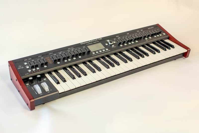 Behringer DeepMind 12 49-Key 12-Voice Polyphonic Analog Synth 2016 - Present - Black image 1