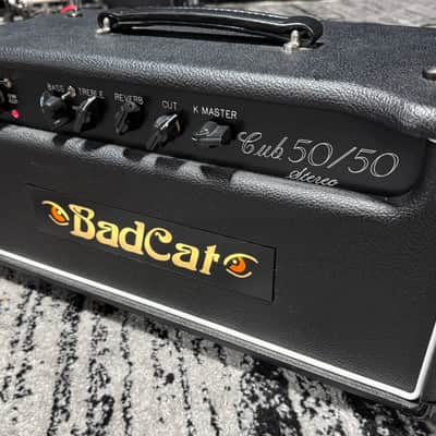 Bad Cat Cub 50/50 Stereo 50-Watt / Side Guitar Amp Head 2019 - Black image 2