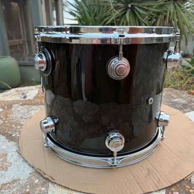 DW Collectors Piano Black Maple 13 x 11 Tom Drum Collector's - EXCELLENT image 4