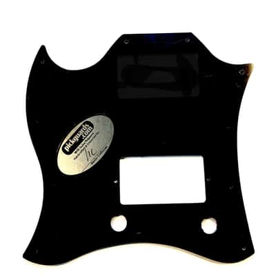 Pre-2017 Gibson SG Standard Batwing Single Pickup Pickguard 5 ply Wide Bevel Black/White Made In USA image 4