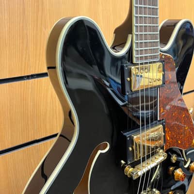 Epiphone Sheraton II – Upgraded w/ Lindy Fralin P92s, Bigsby, Bone Nut w/Hardshell Case image 6