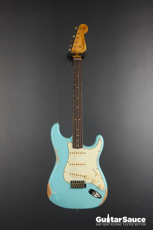Fender Custom Shop Limited 64 L-Series Stratocaster Heavy Relic Aged 2025 - Daphne Blue (COD 1928NG) image 1