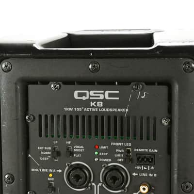 QSC K8 8" Two-Way 1000 Watt Powered Portable Loudspeaker CG013G1 image 8