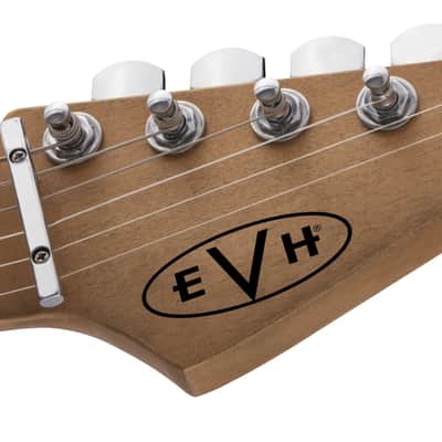 EVH Striped Series Frankie Electric Guitar Red/White/Black Relic image 9
