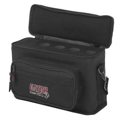 Gator Cases GM-4 Padded Lightweight Microphone Bag for Four Microphones image 6