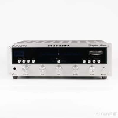 Marantz Model 2220B 20-Watt Stereo Solid-State Receiver 1974 - 1976 - Silver with Wood Case image 10