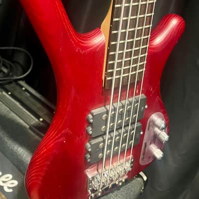 Warwick RockBass Corvette 5 string - Burgundy Red Transparent image 12