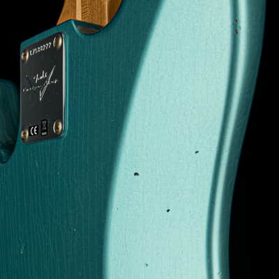 Fender Custom Shop Empire 58 Precision Bass Journeyman Relic - Aged Teal Green Metallic #88222 image 13