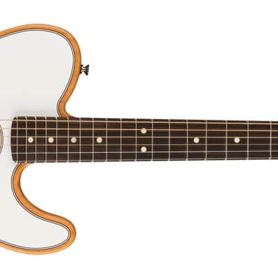 Fender Acoustasonic® Player Telecaster® Acoustic/Electric Guitar - Arctic White with Gig Bag #1693 image 1